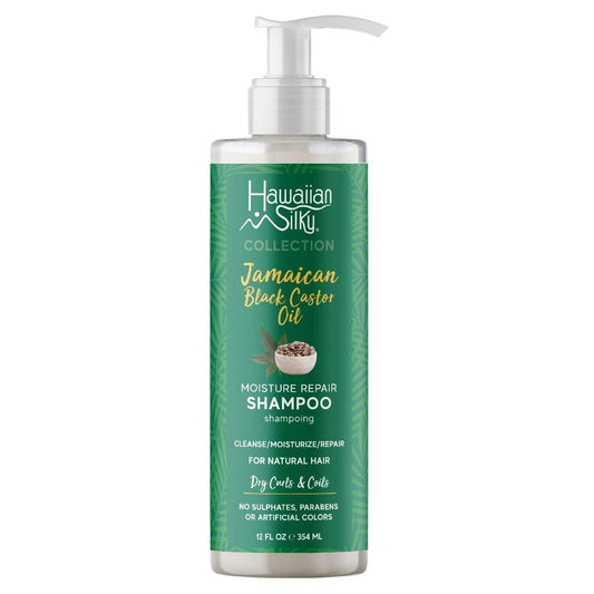 Hawaiian Silky Jamaican Black Castor Oil Moisture Repair Shampoo 12 Oz