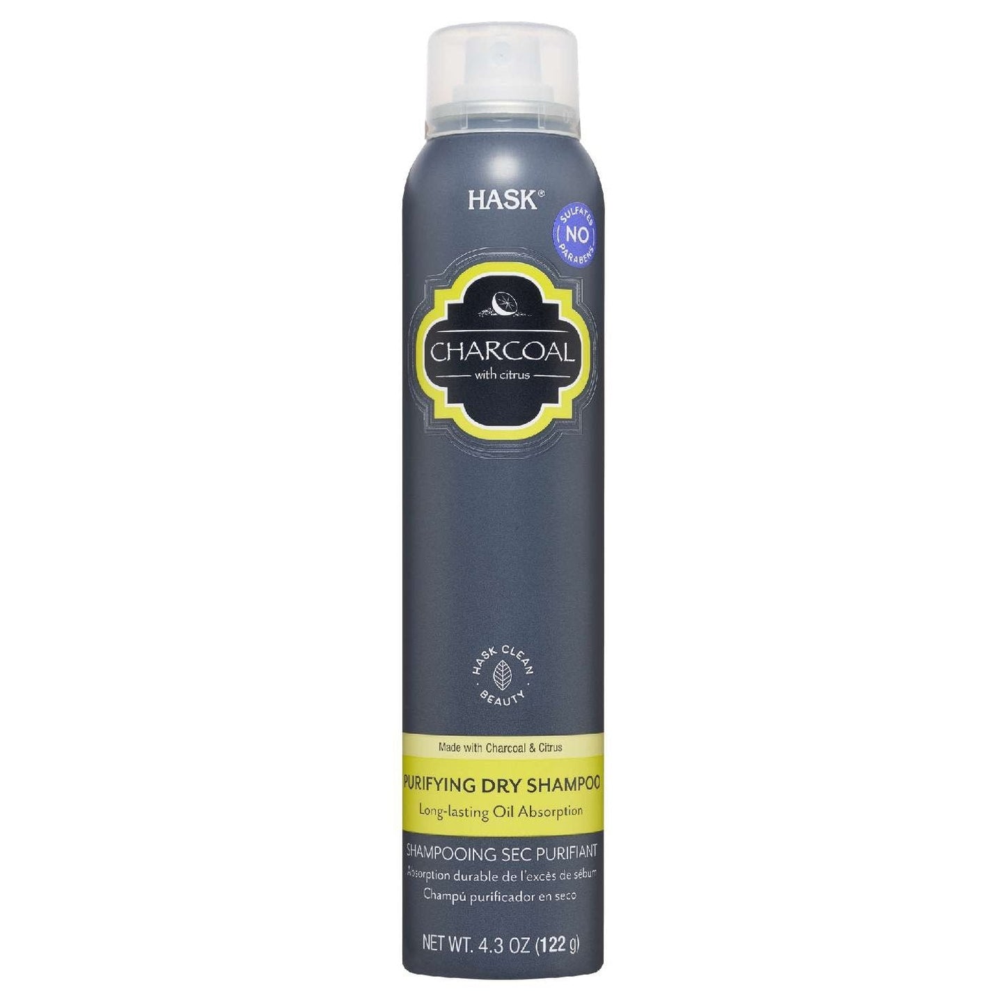 Hask Charcoal Dry Shampoo 4.3 Oz