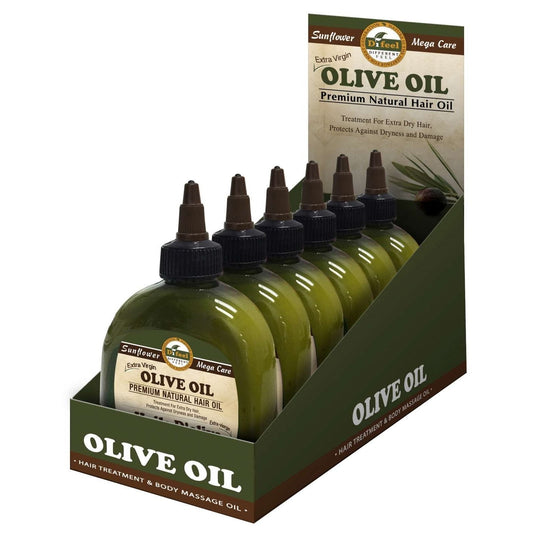 Difeel Sunflower Difeel Premium Natural Hair Oil - Olive 7.78 Oz