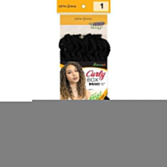 Synthetic Box Braid Curly Style 12 Inch 1