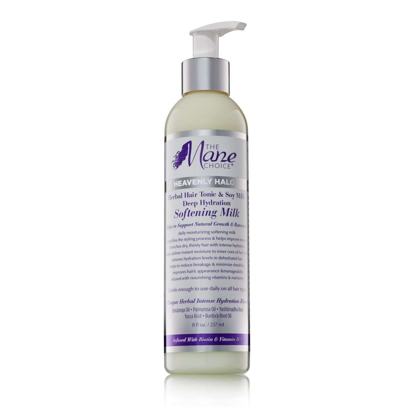 The Mane Choice Heavenly Halo Herbal Hair Tonic Soy Milk Deep Hydration Softening Milk