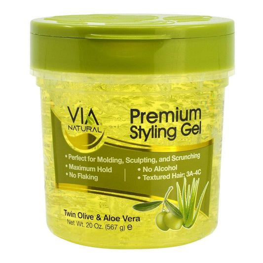 Via Premium Styling Gel Twin Olive  Aloe Vera